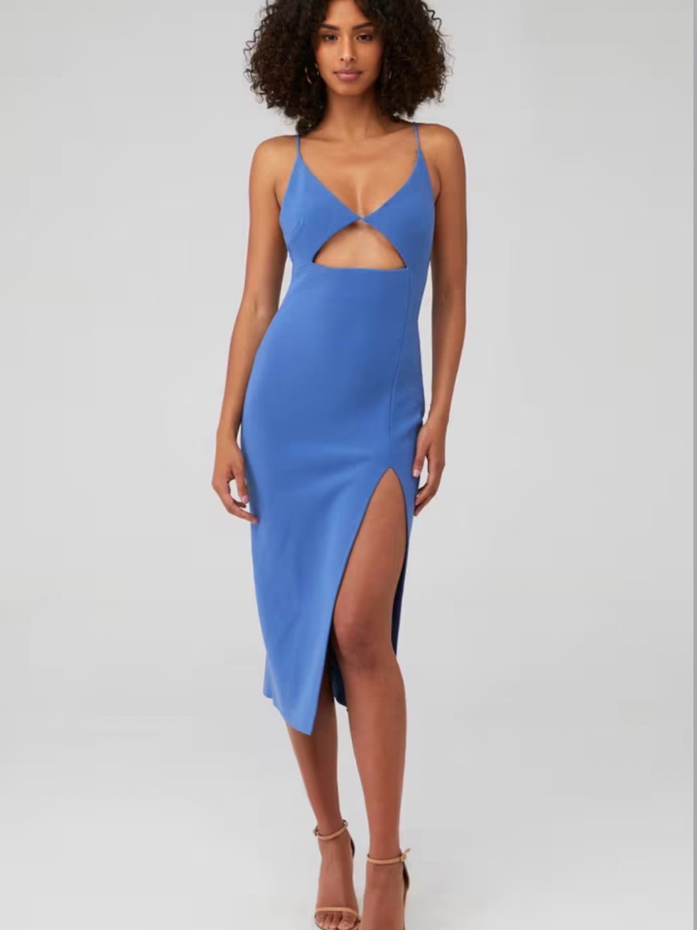 Bec & Bridge Josette Midi Dress in French Blue